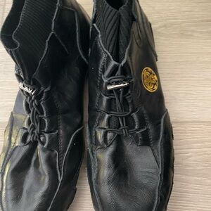 Black Leather Men's Shoes